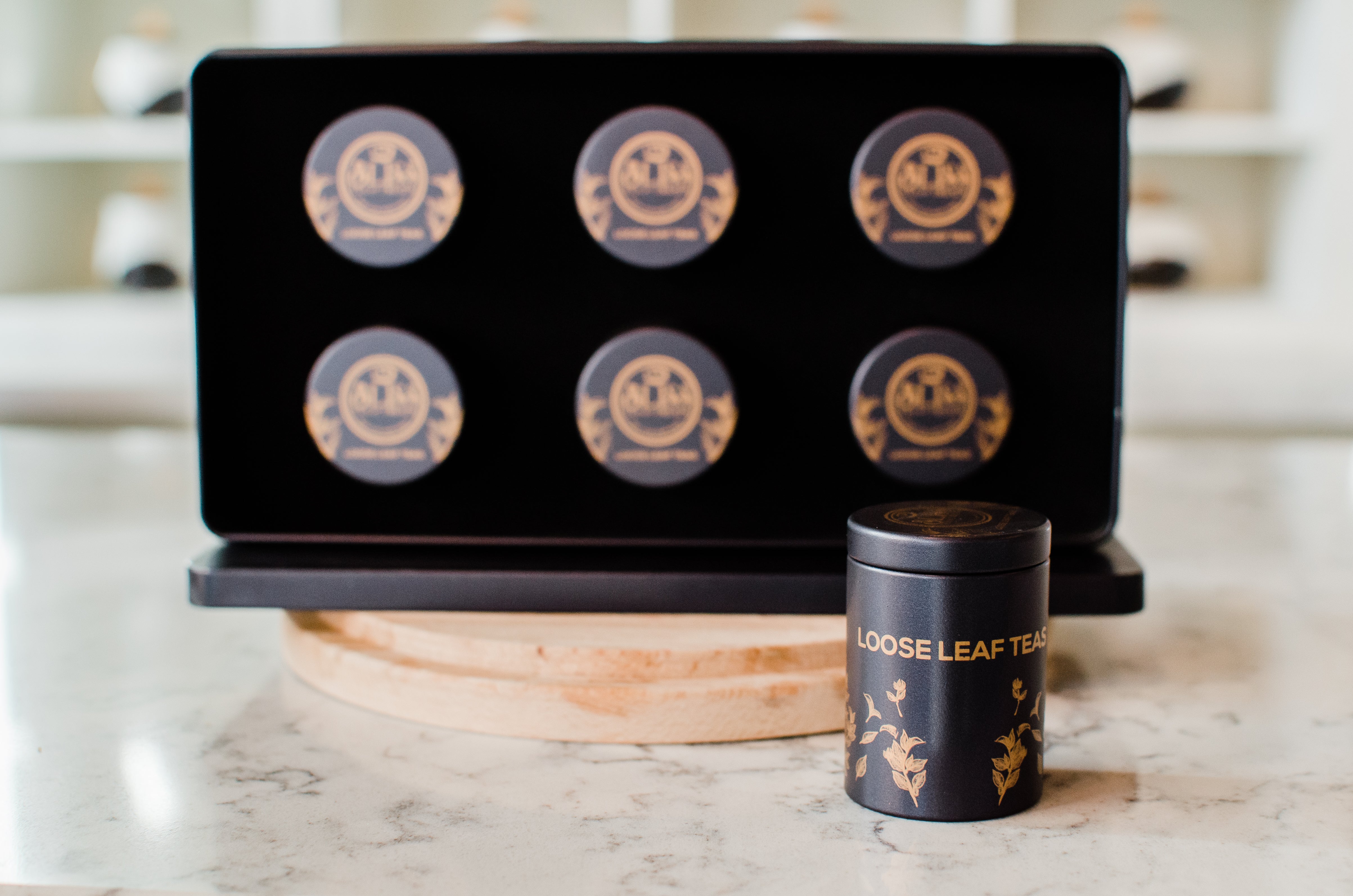 6 Tin Tea Box