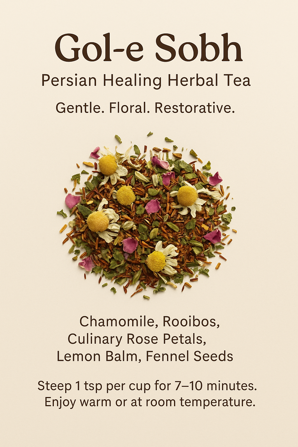 Gol-e Sobh: Persian Healing Herbal Tea