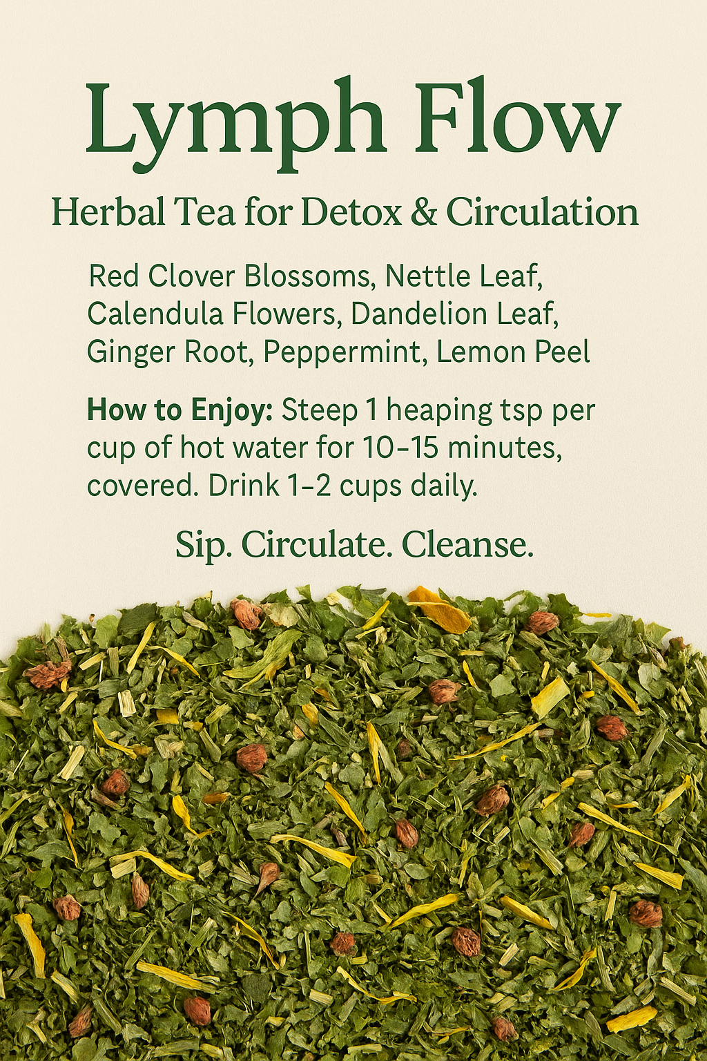 Lymph Flow – Herbal Tea for Detox & Circulation