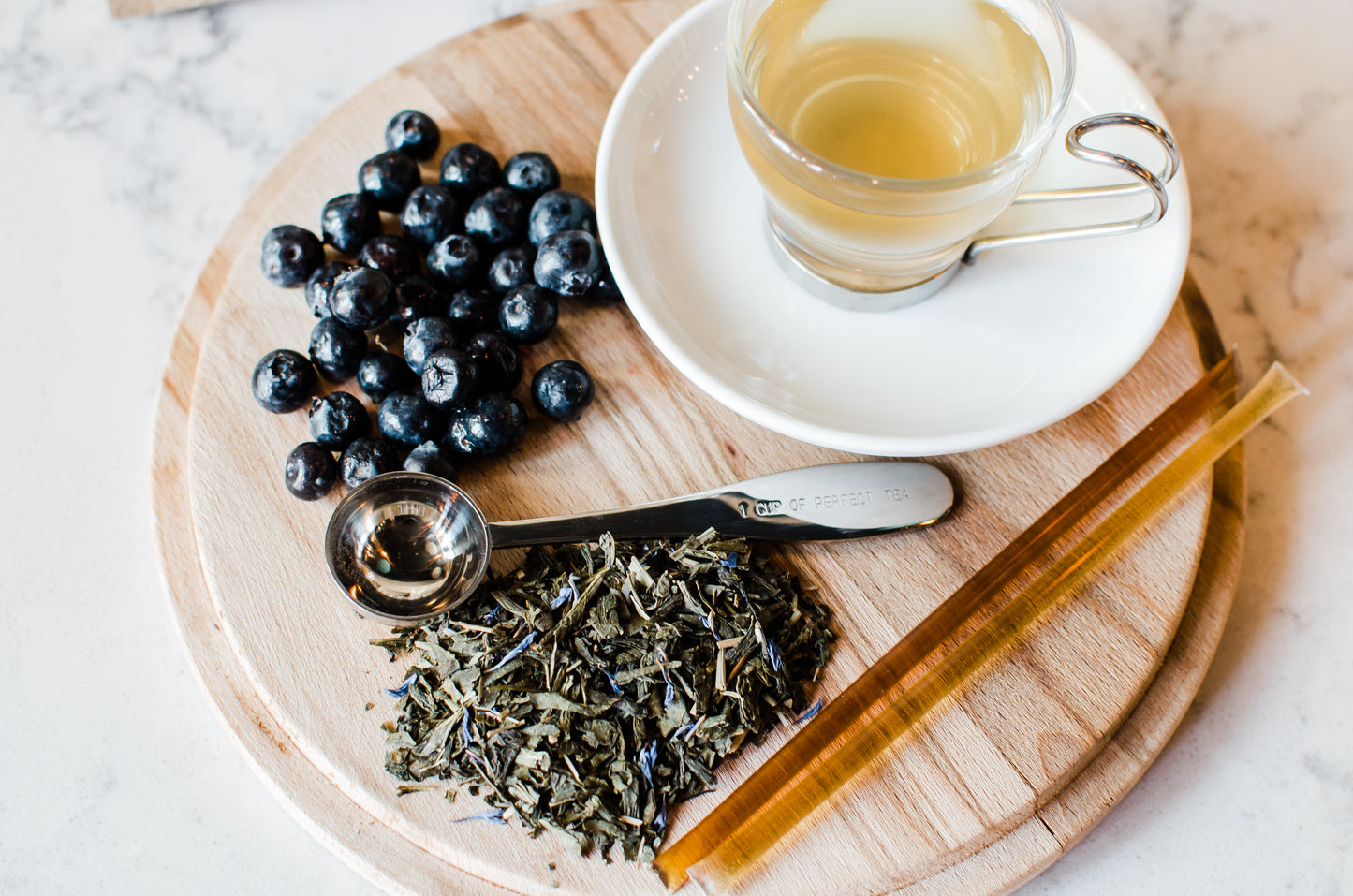 Blueberry Green Tea